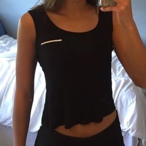 Calvin Klein Black Crop Top